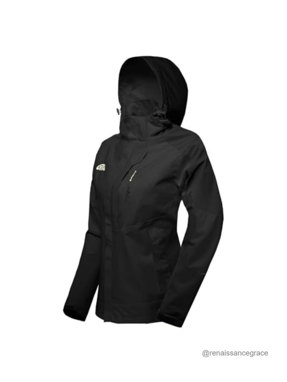 Women's Waterproof Rain Jacket Windbreaker Hooded Lightweight